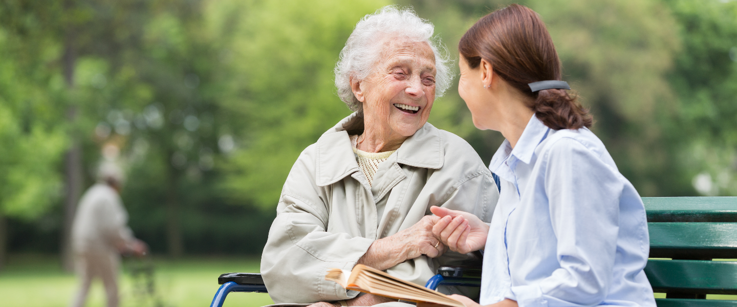 Photo bannière pour les personnes âgées